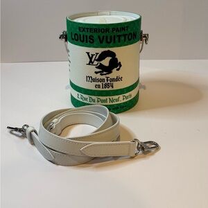 Louis Vuitton Green and White Paint Can Handbag